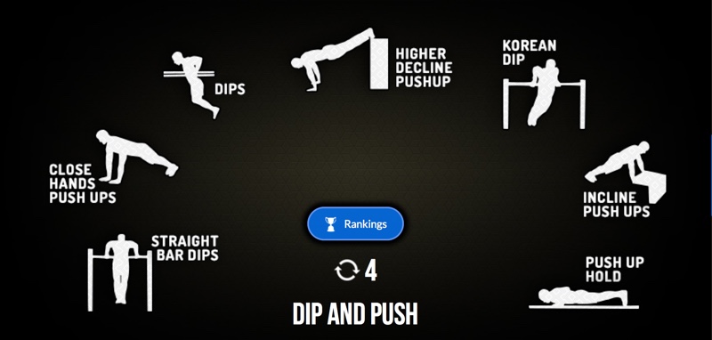 Dip store push ups