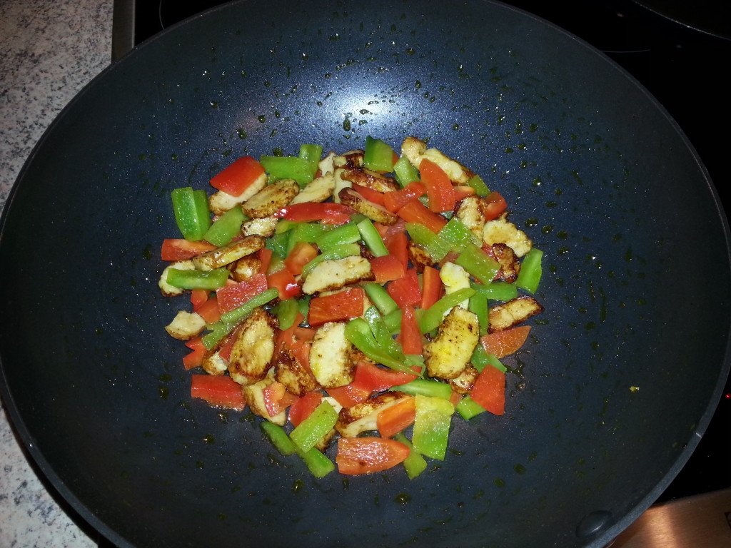 Putenfleisch mit Paprika