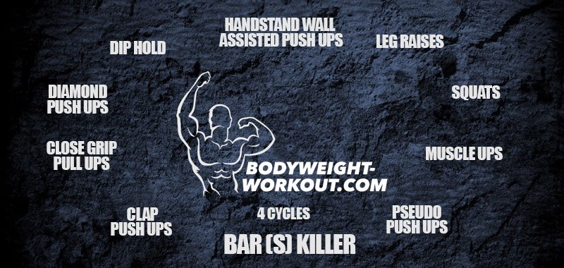 Bar s killer Madbarz workout with video explanation