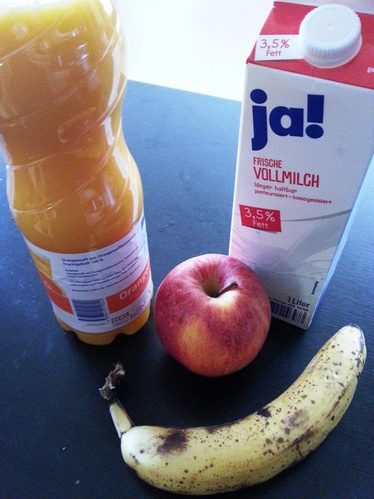 Apfel-Bananen Shake