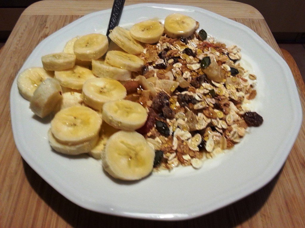 Bananen Müsli mit Skyr
