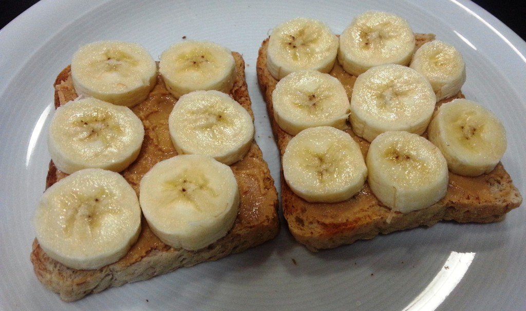 Erdnussbutter Bananen Brot