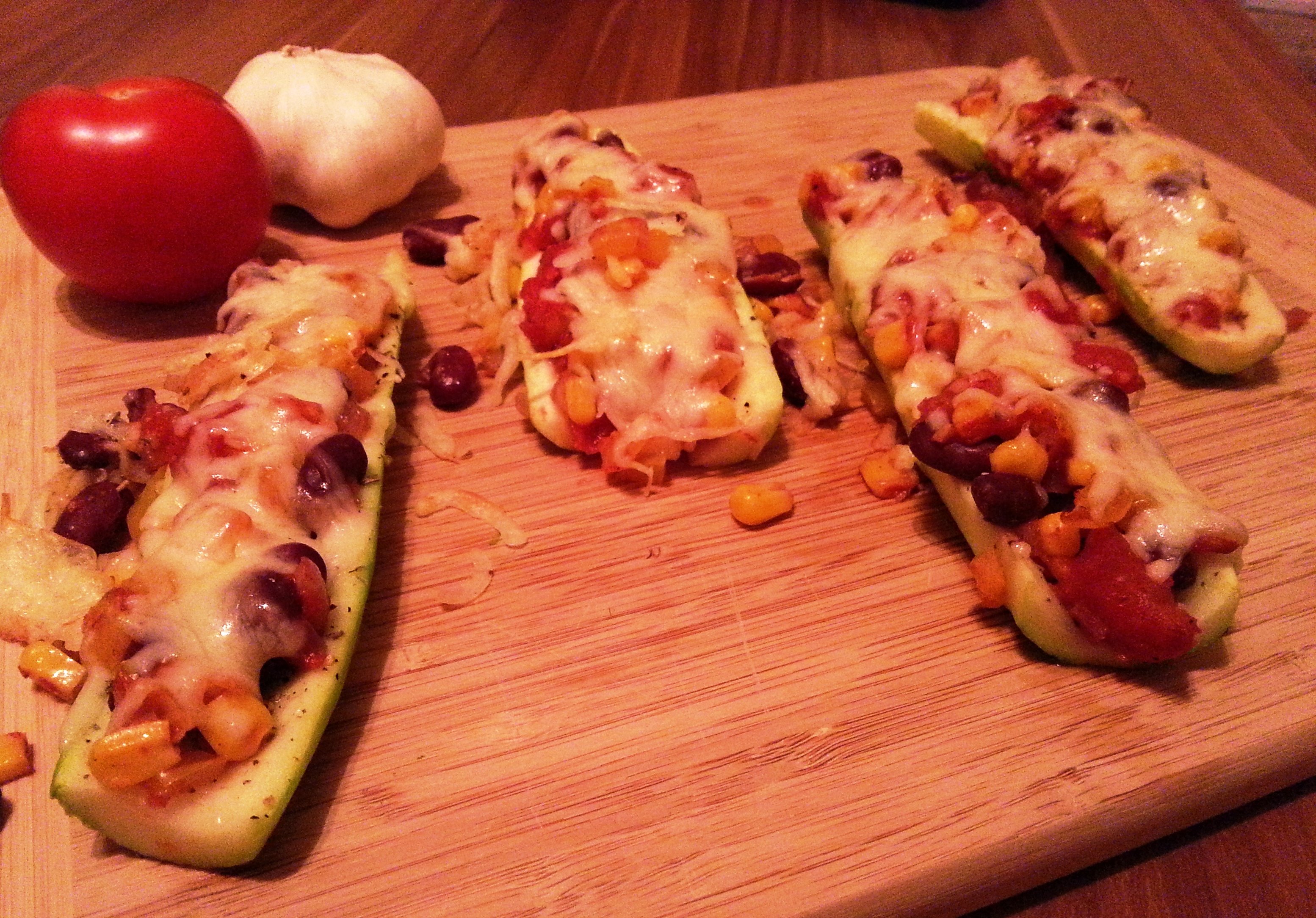 Pikante Zucchini Baguettes