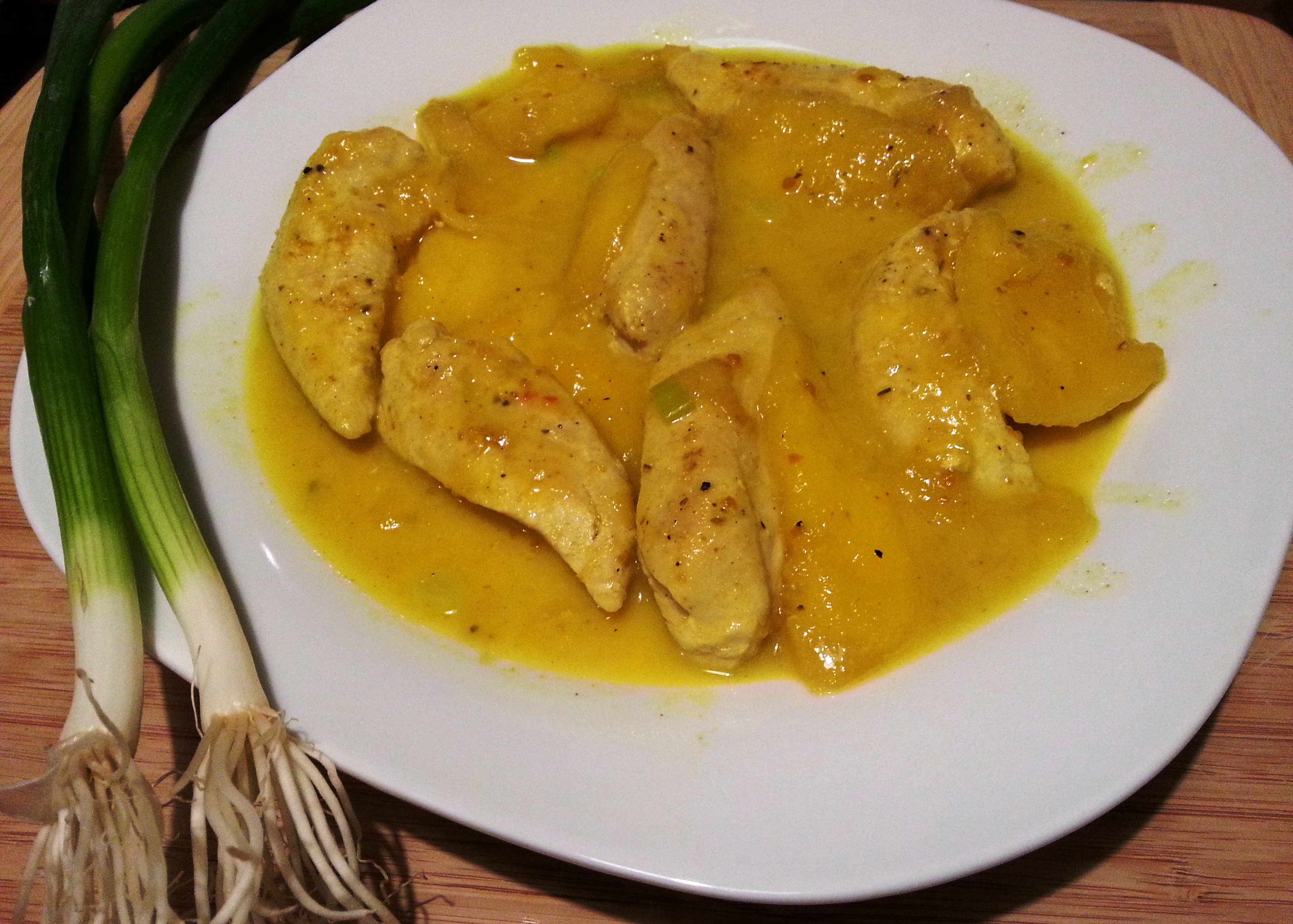 Kokos – Hähnchen mit Mango
