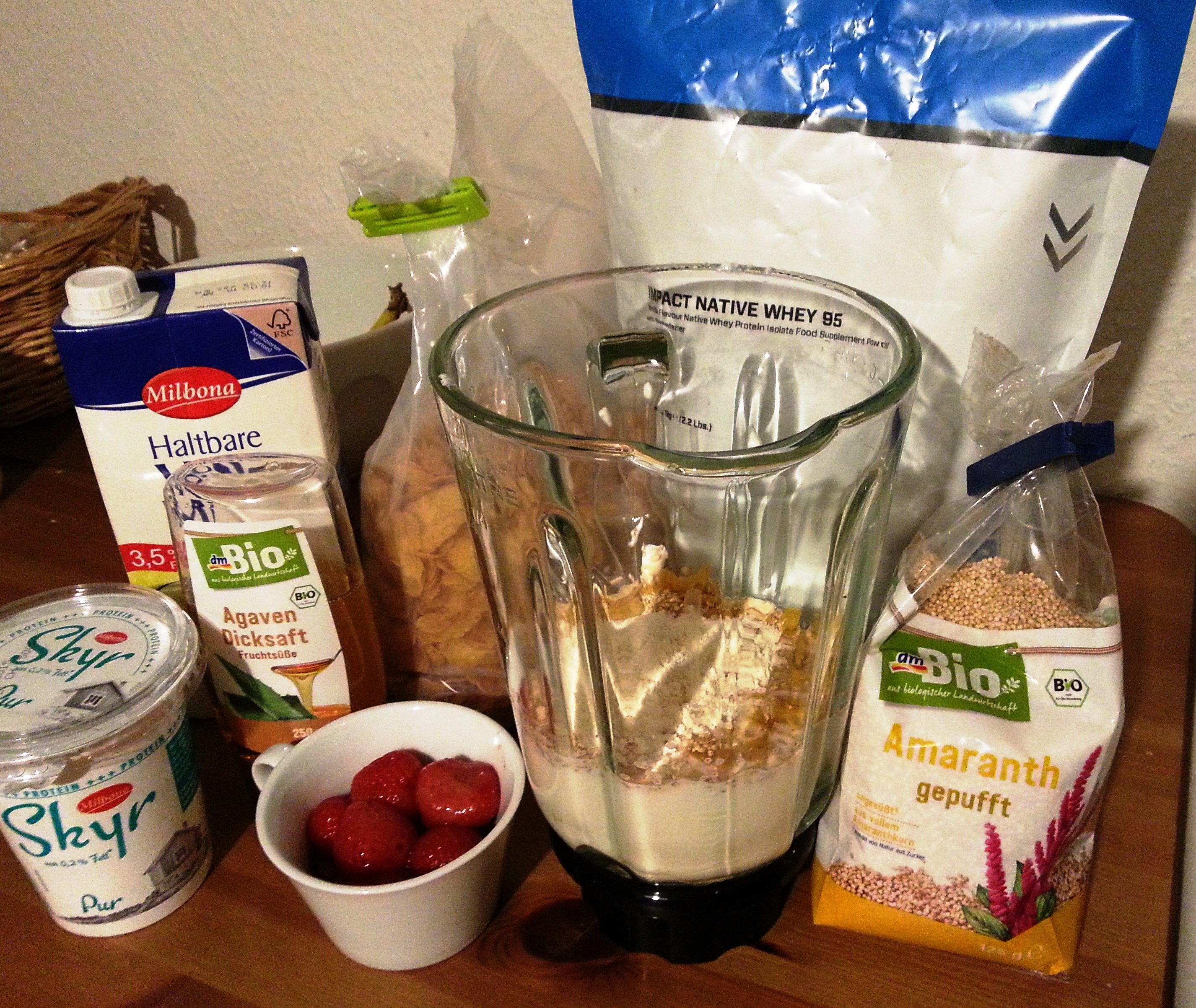 Skyr Erdbeer Shake