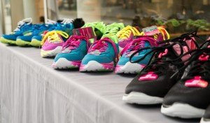 Wahl der Schuhe