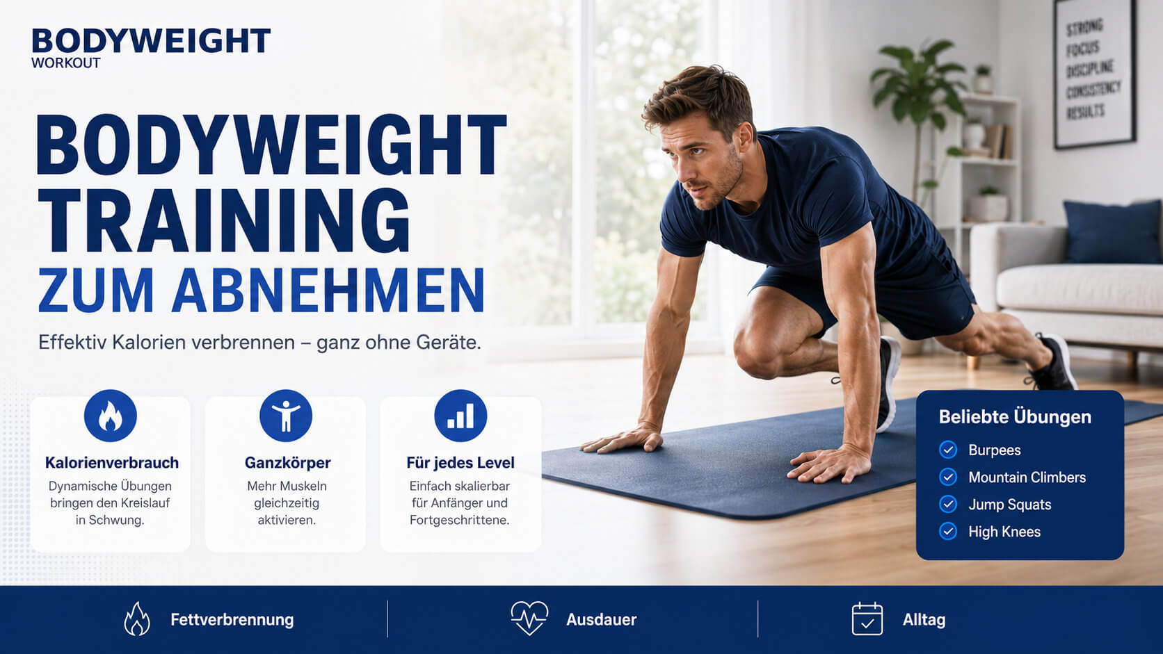 Bodyweight Training zum Abnehmen