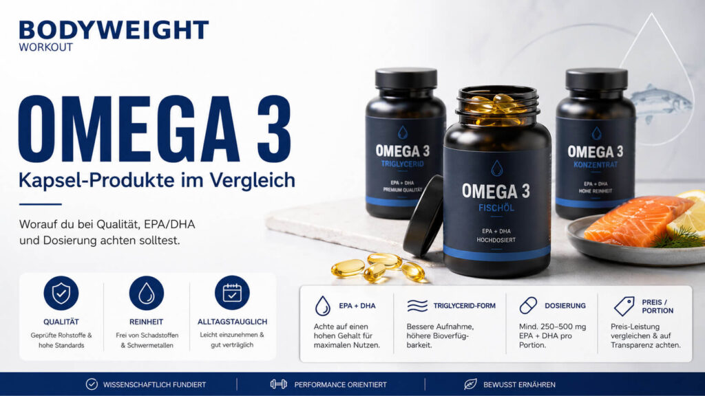 Die besten Omega-3-Supplements für Sportler im Vergleich