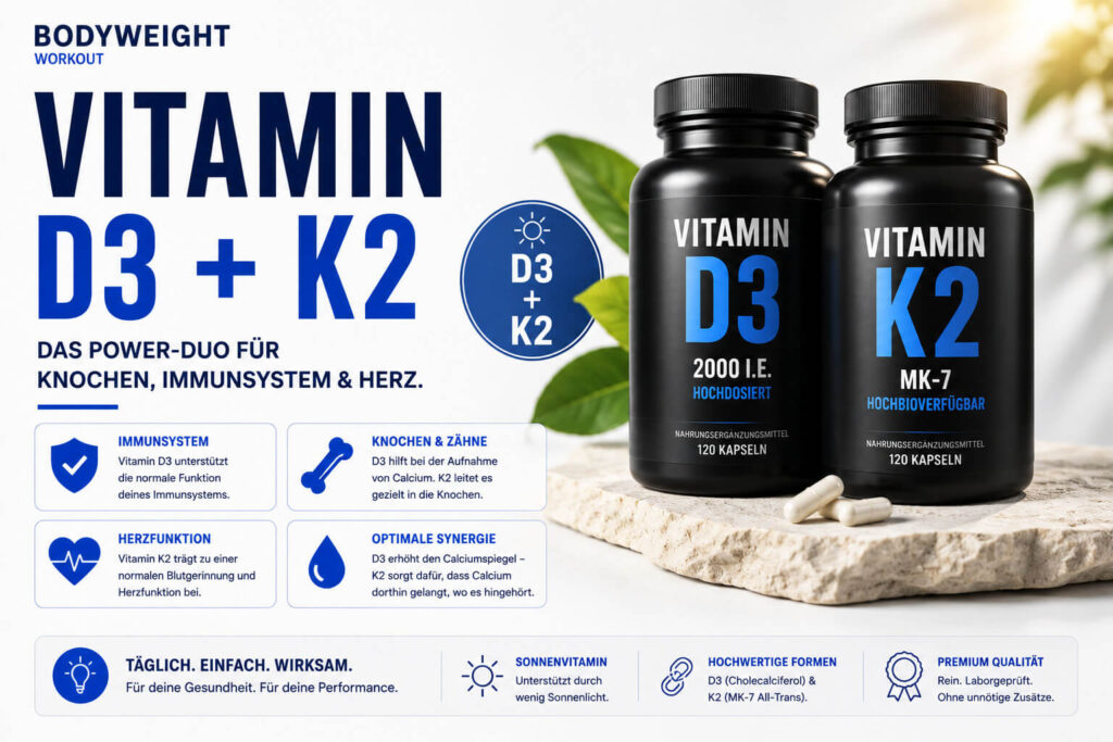 Vitamin D3 + K2: Die 3 besten Präparate im Vergleich