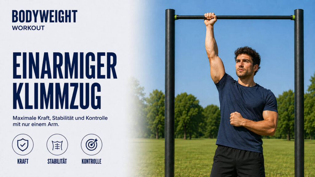 Einarmiger Klimmzug