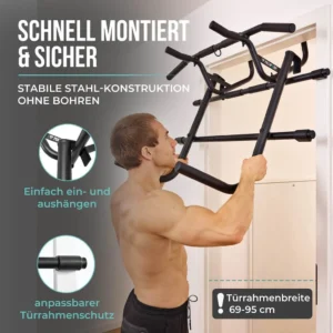 Pullup & Dip Dip-Station für Klimmzugstange Tür